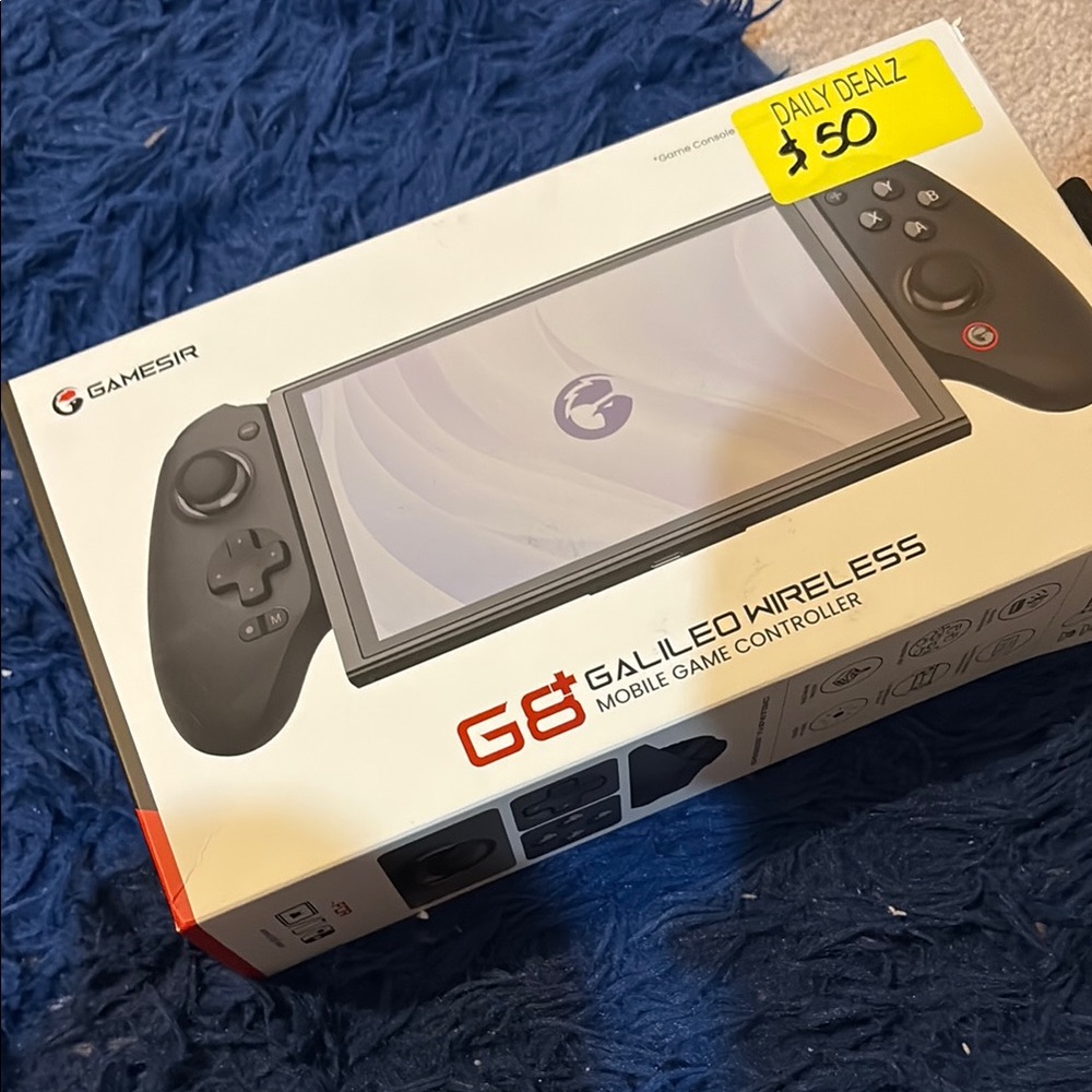 G6 Black Wireless Mobile Game Controller